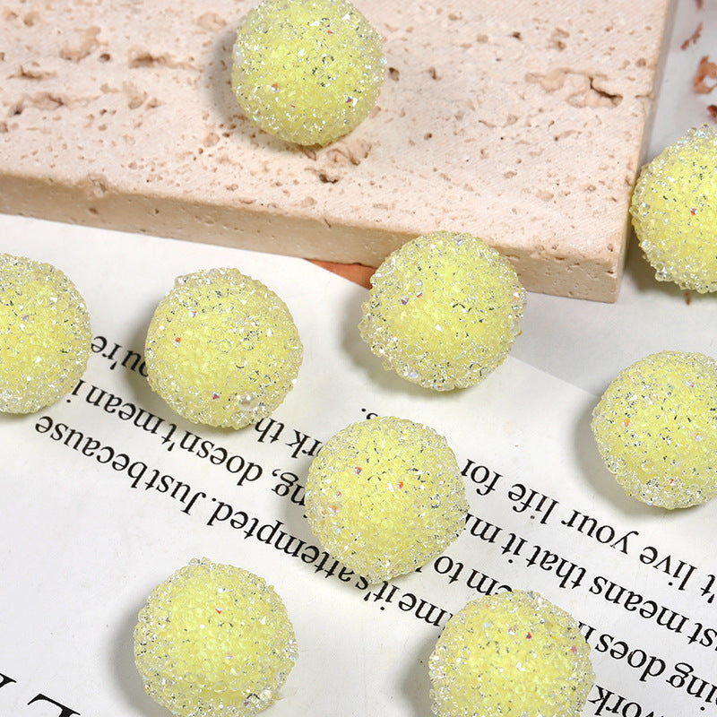 Wholesale DIY Sparkling Rhinestone Soft Sugar Beads